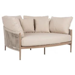 Sofa HOME4YOU Medina 163,5x135x71,5 cm beige