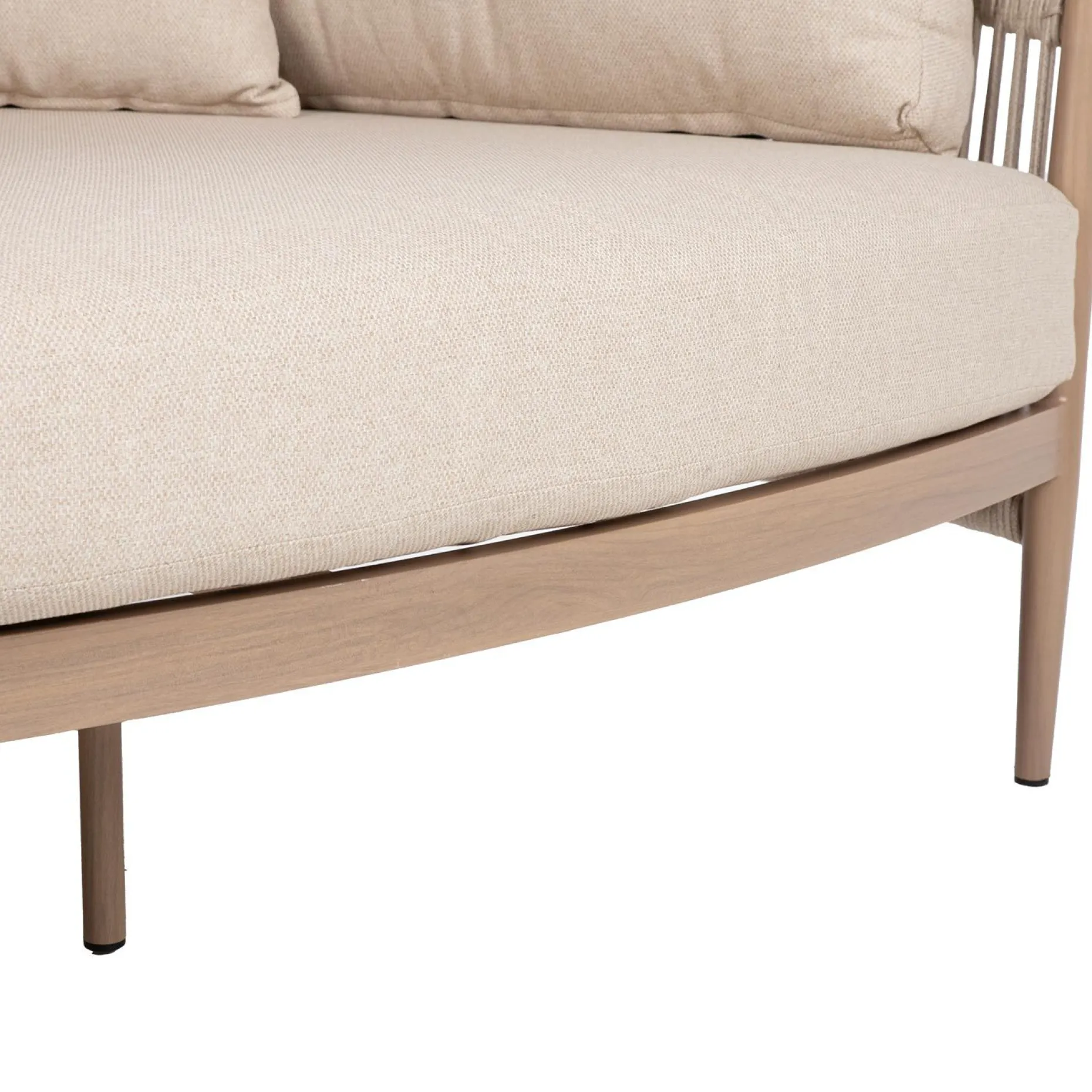 Sofa HOME4YOU Medina 163,5x135x71,5 cm beige