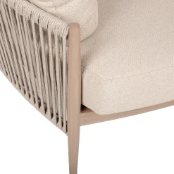 Sofa HOME4YOU Medina 163,5x135x71,5 cm beige
