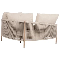 Sofa HOME4YOU Medina 163,5x135x71,5 cm beige