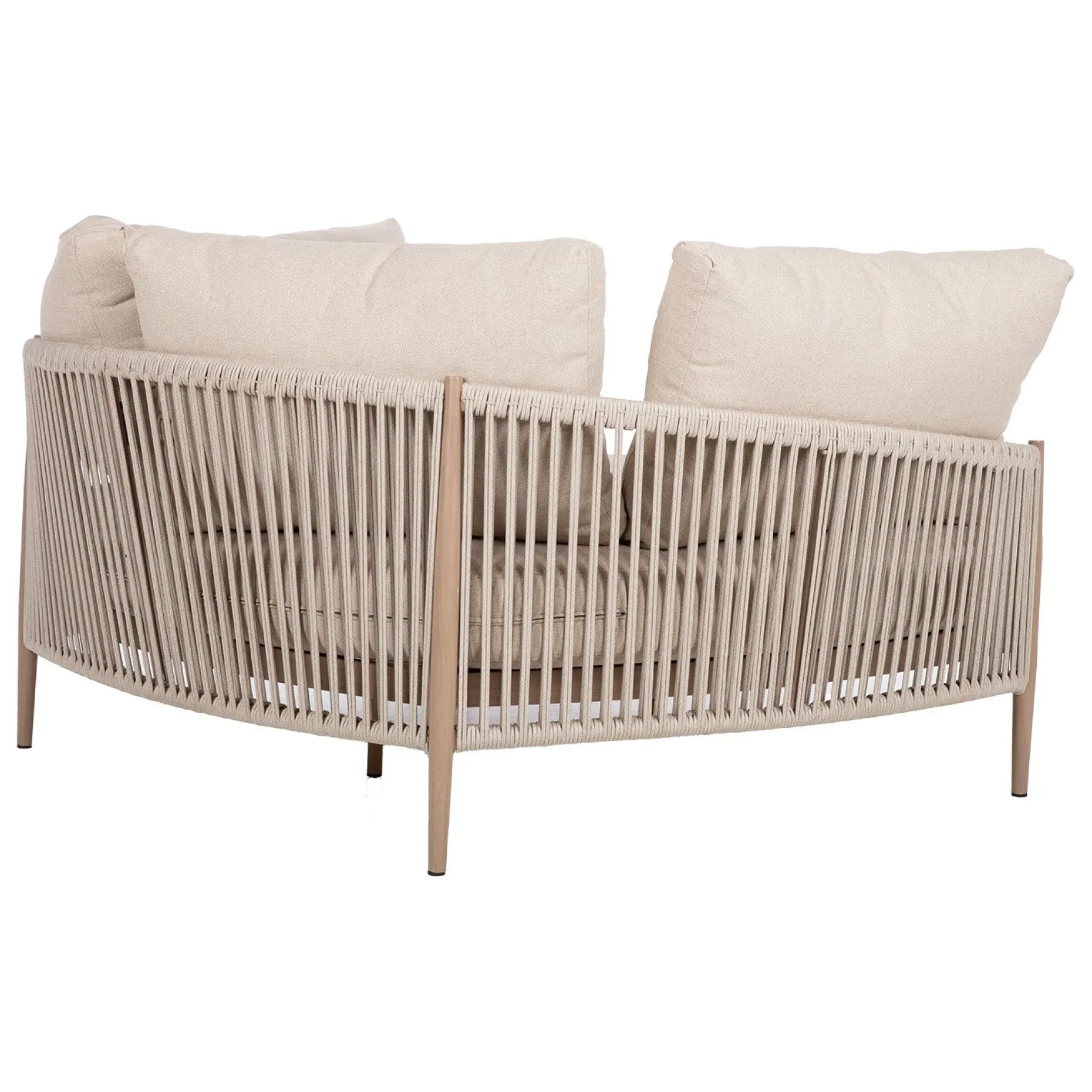 Sofa HOME4YOU Medina 163,5x135x71,5 cm beige