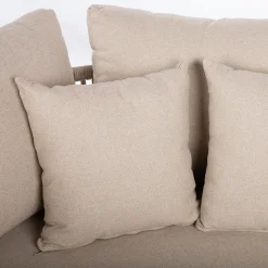 Sofa HOME4YOU Medina 163,5x135x71,5 cm beige