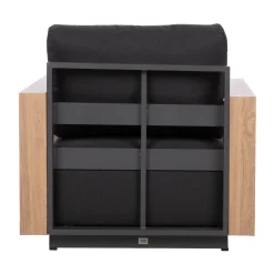 Sofamodul HOME4YOU Fuller 68x89x70,5 cm mørk grå