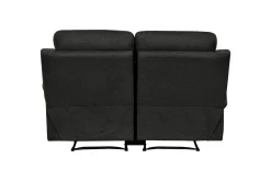 Sofa 2-seter Lannilis Antrasitt, Stoff/tre/metall