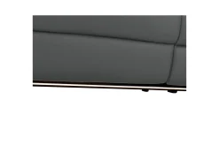 Sofa 2-seter Pareli Grå, Lær/PU, Manuell hvilestol