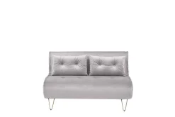 Sofa 2-seters Fløyel grå VESTFOLD
