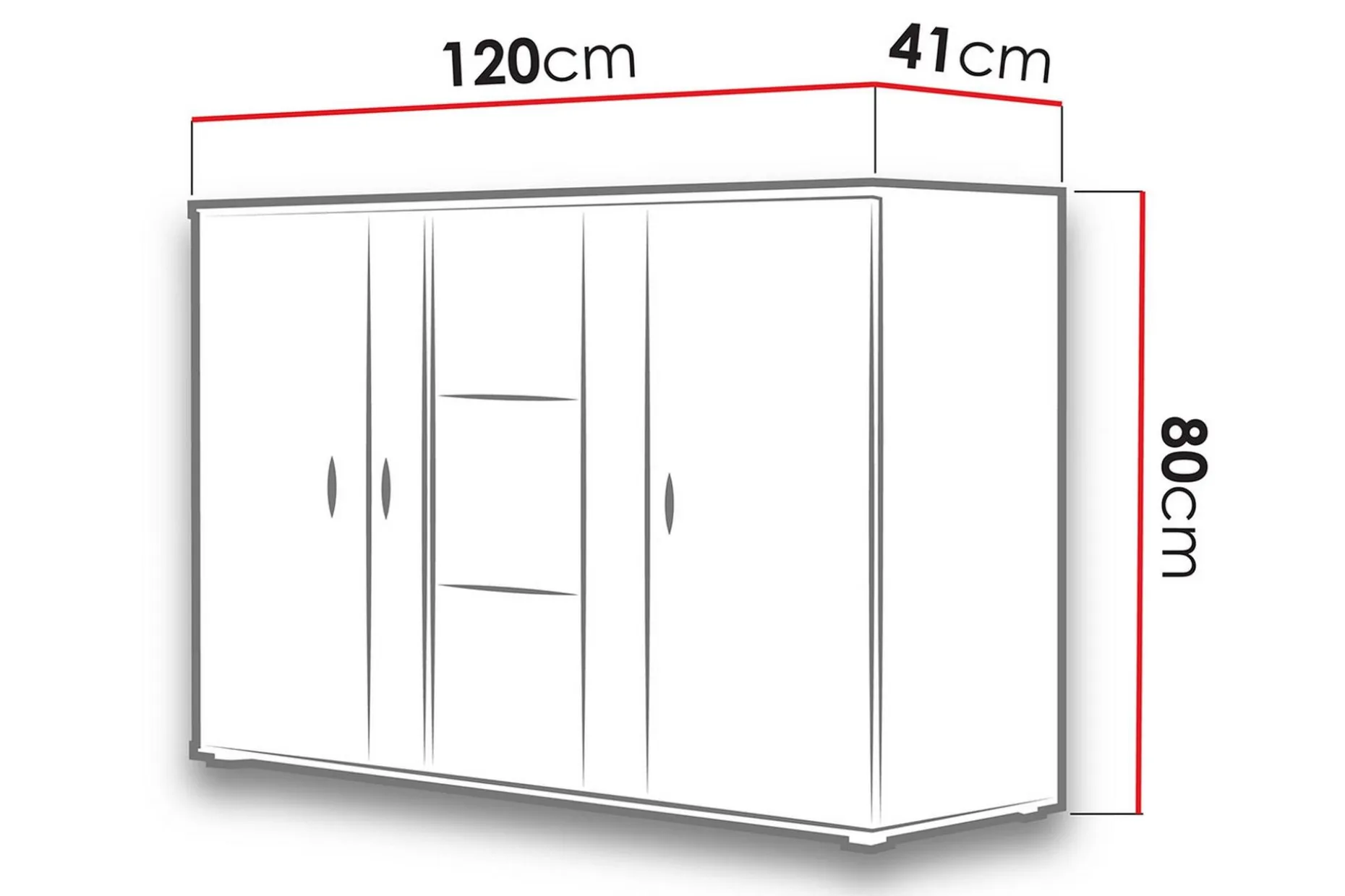 Soho Kommode 41x120 cm
