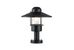 Sokkellykt Elstead Lighting Klampenborg Svart