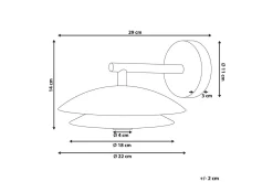Solab Vegglampe E27