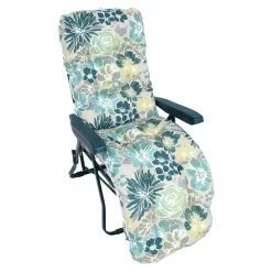 Solstol HOME4YOU Baden-Baden Lys blomstrete pute