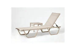 Solstol- og Sidebordsett (2 deler) Azoula Beige