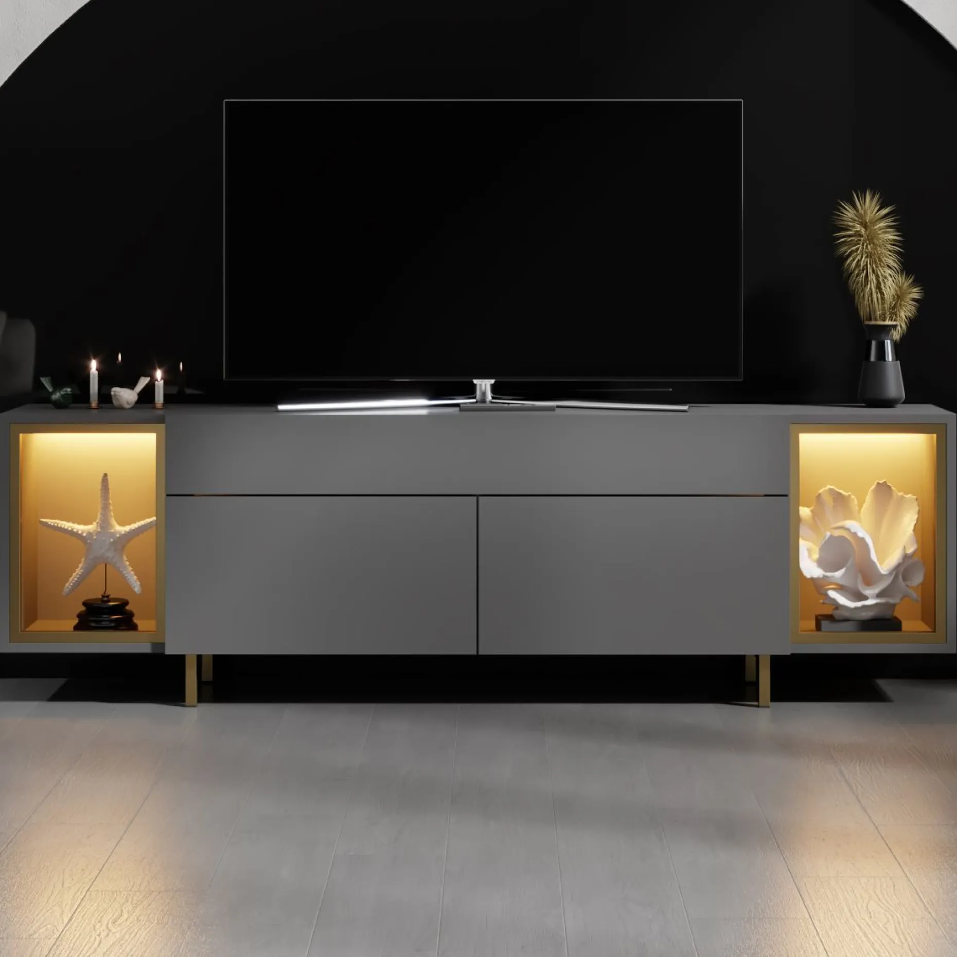 Sosan TV-benk 180x55x32 cm