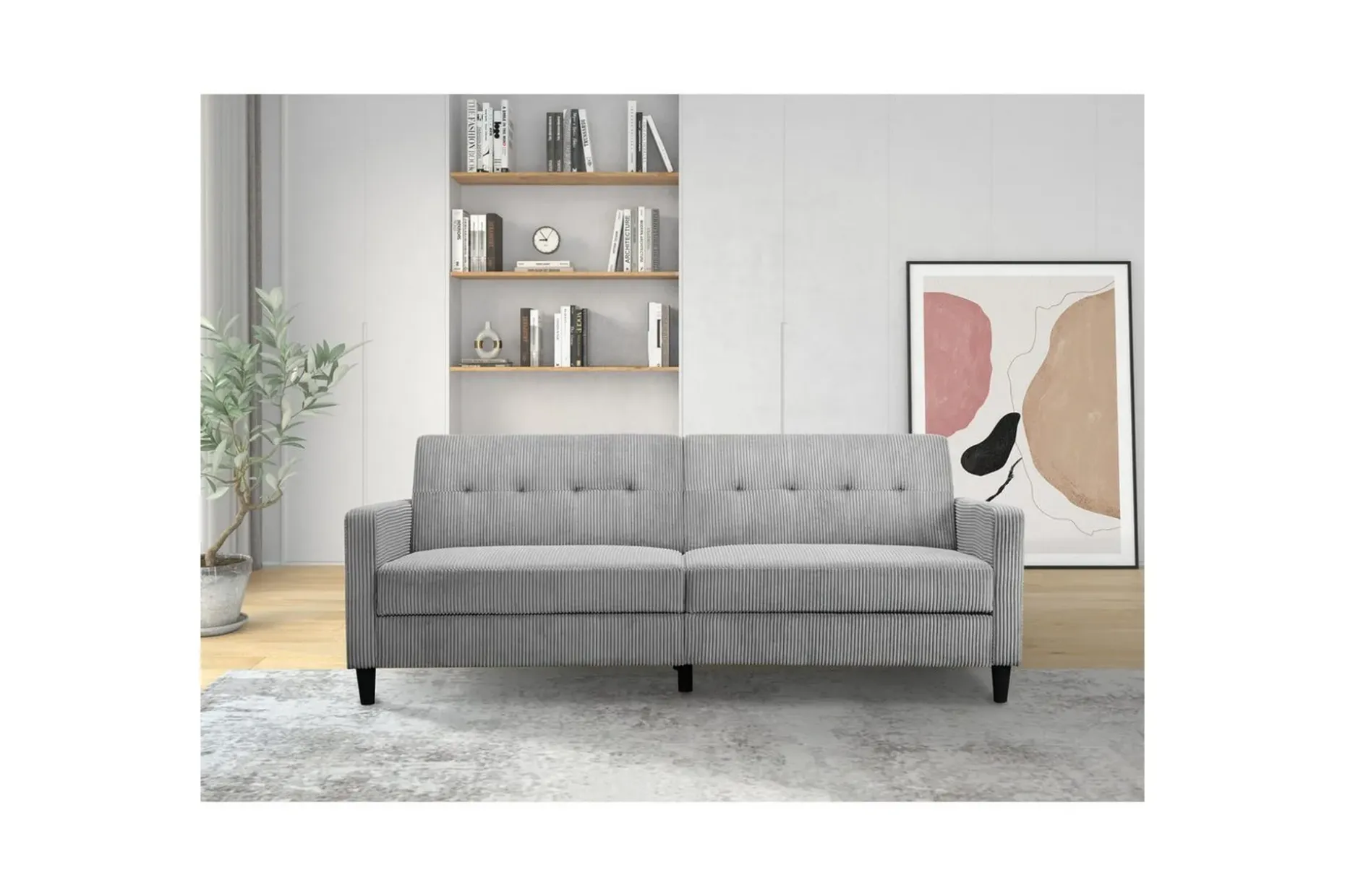 Sovesofa Hartford II 203x83x82 cm, Grå