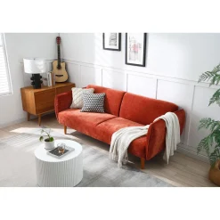 Sovesofa HOME4YOU Hermes 3-seter Oransje
