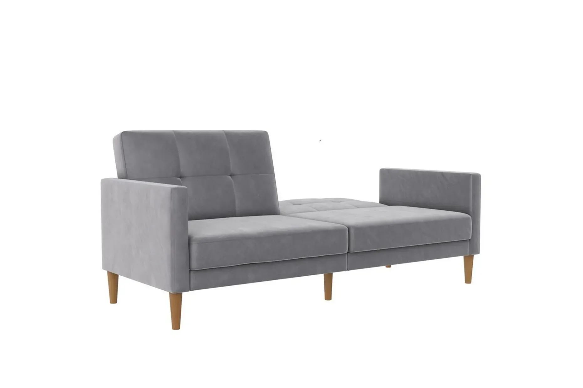 Sovesofa Lilly Lys grå, Fløyel