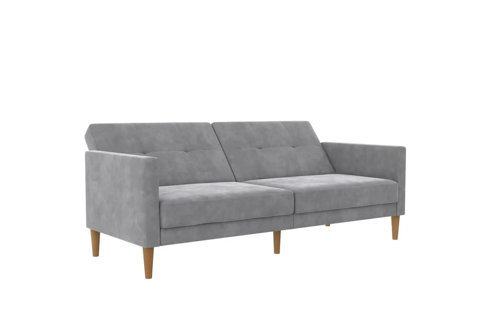 Sovesofa Lilly Lys grå, Fløyel