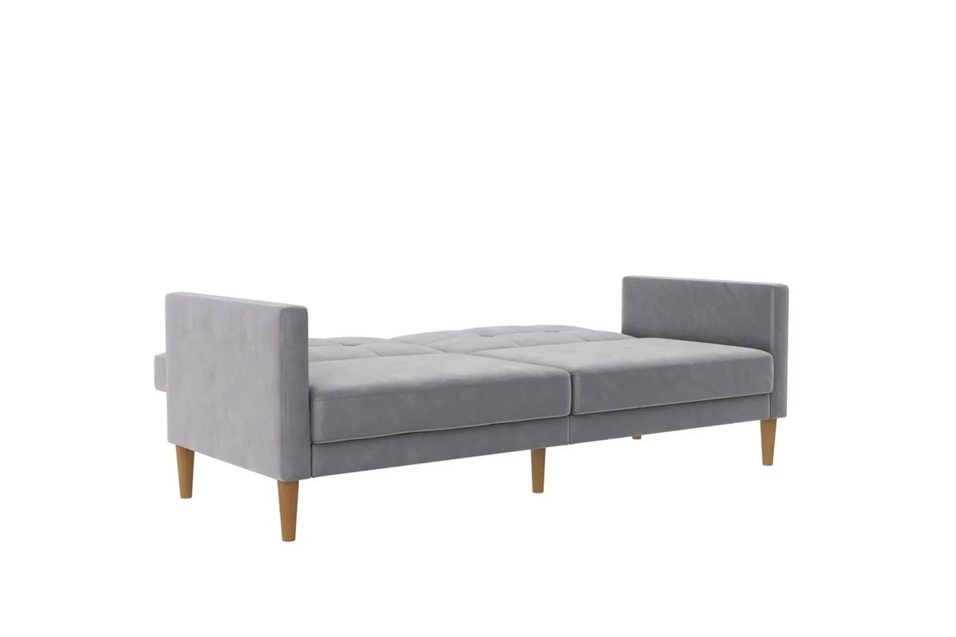 Sovesofa Lilly Lys grå, Fløyel