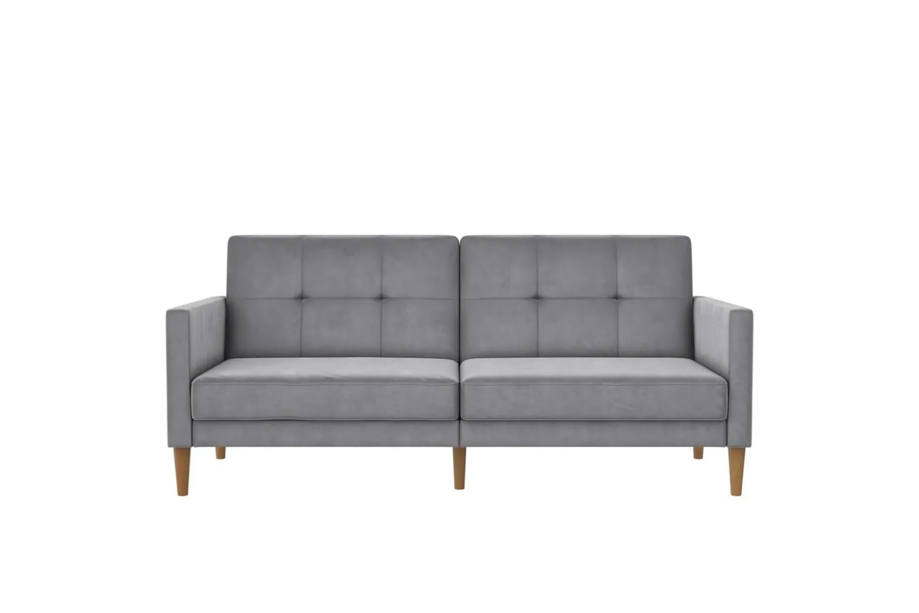 Sovesofa Lilly Lys grå, Fløyel