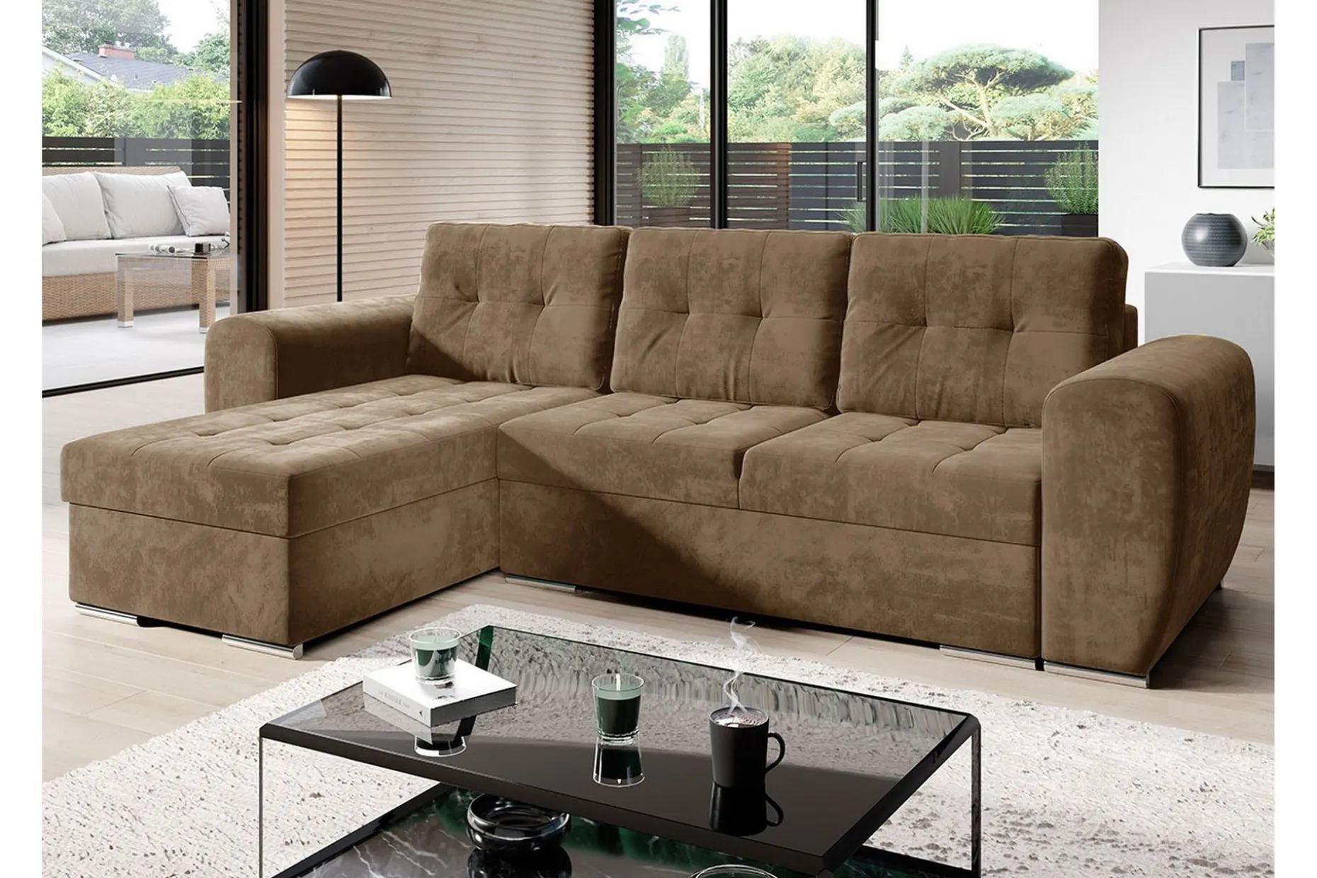 Sovesofa med divan