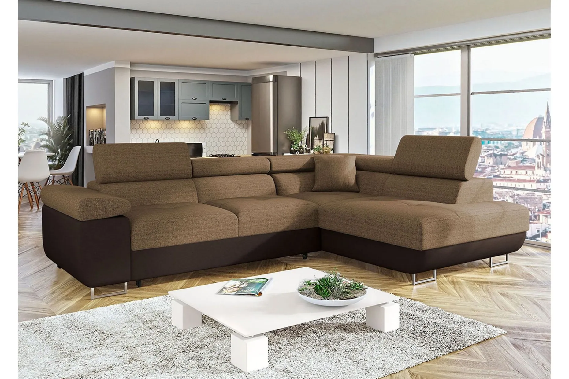 Sovesofa med Sjeselong