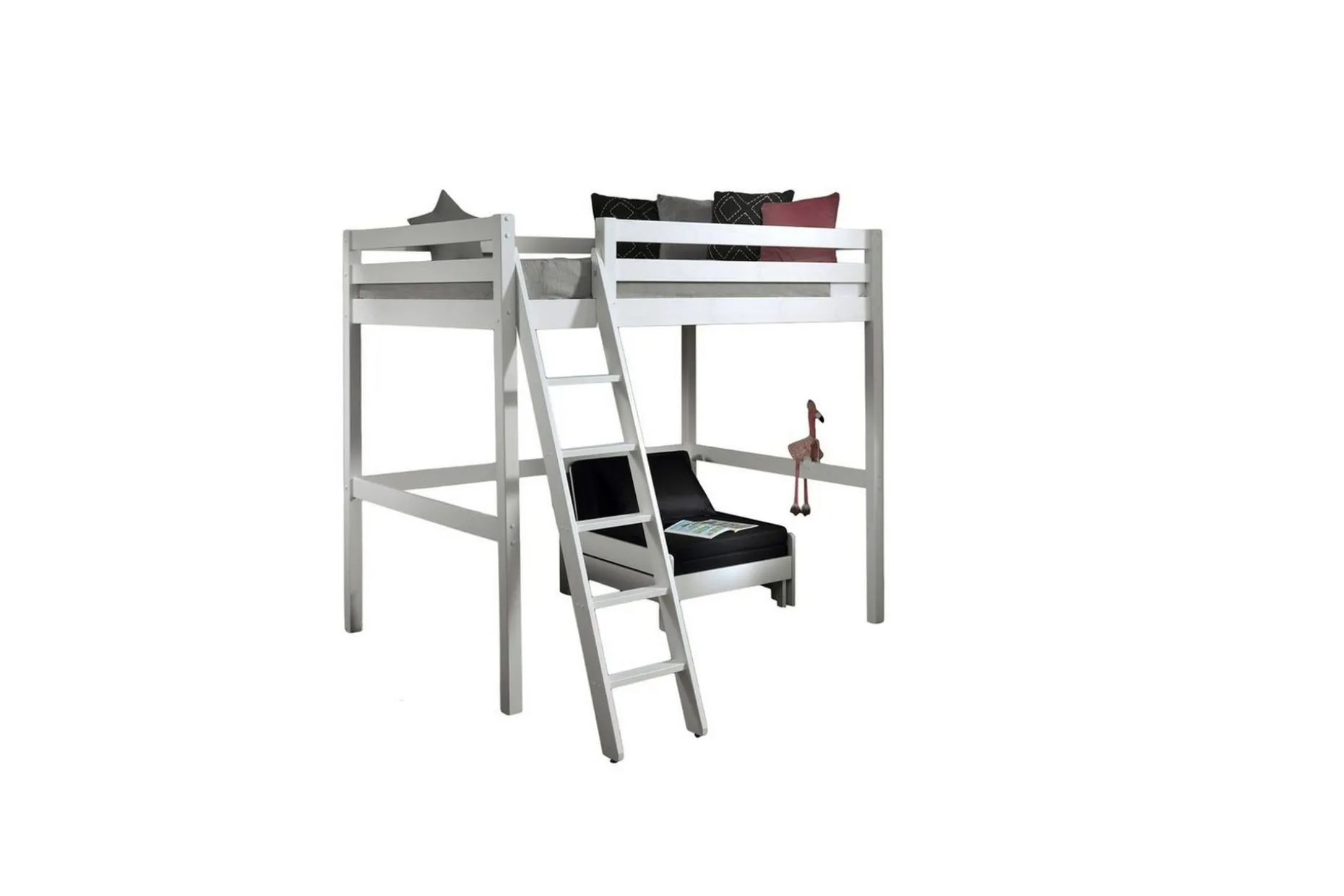 Sovesofa Pino Mezzanine Hvit, 140 x 200 cm