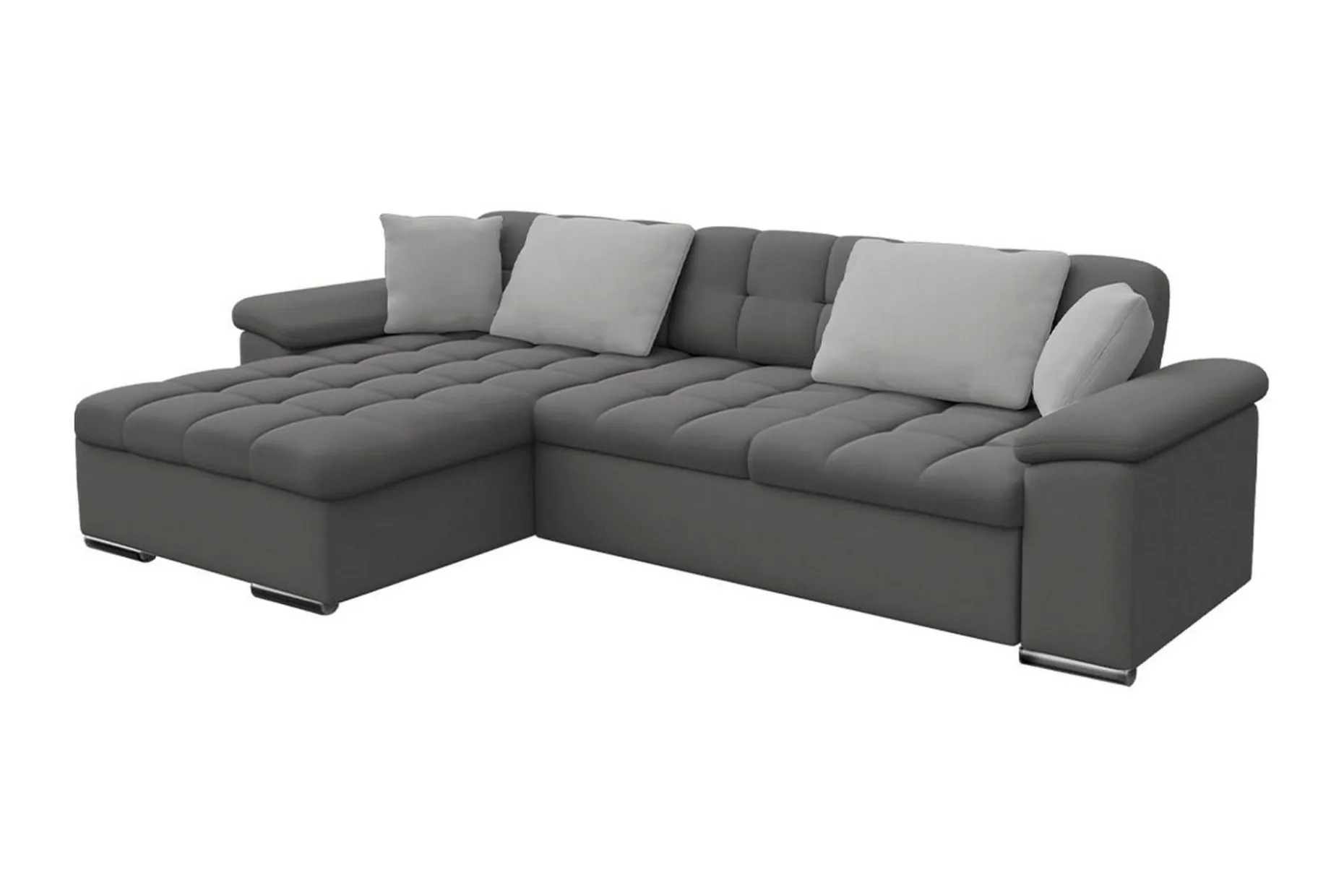 Sovesofa 3-seters L-formet 280x160 cm Venstre