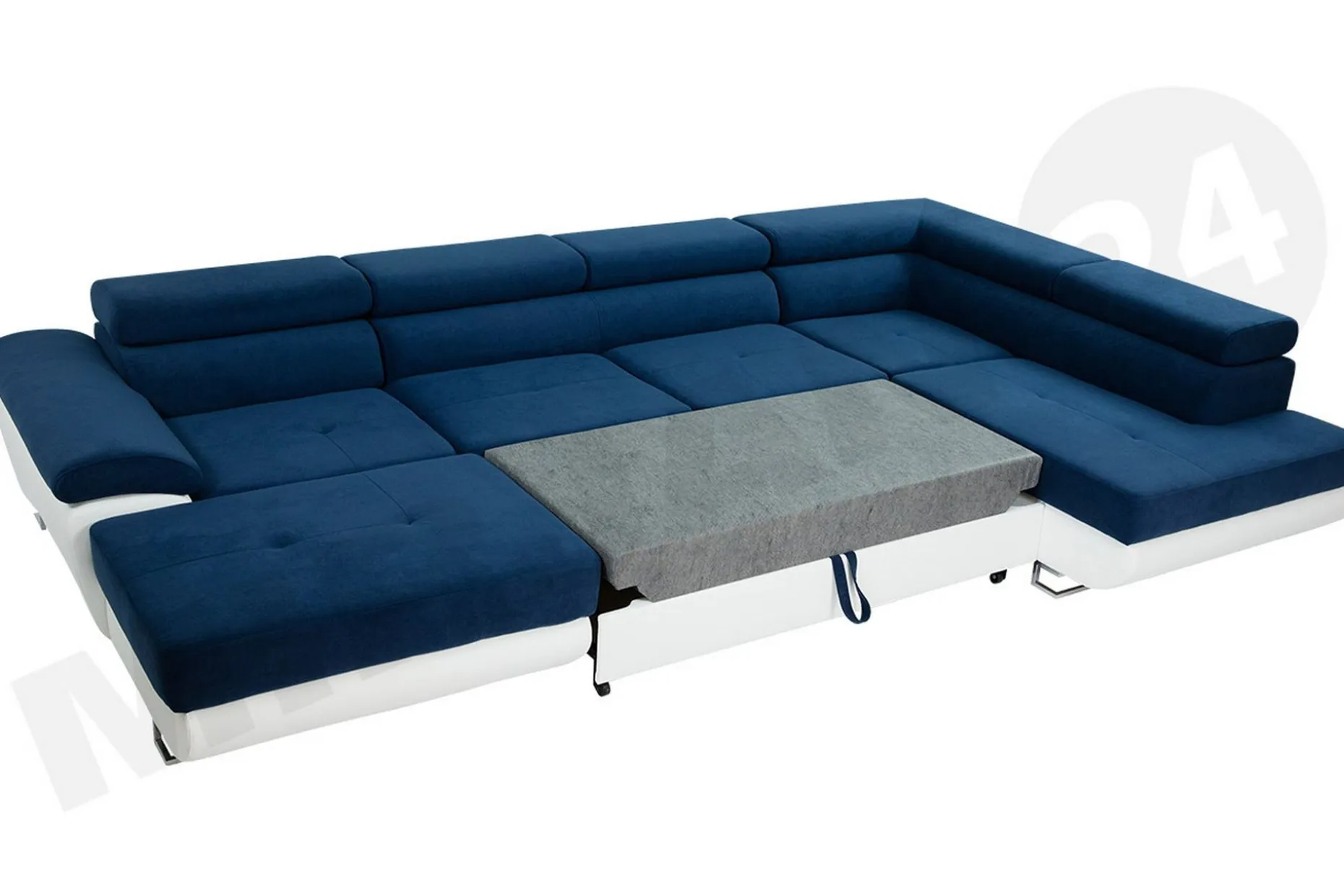 Sovesofa 4-seters U-formet 345x202 cm Høyre