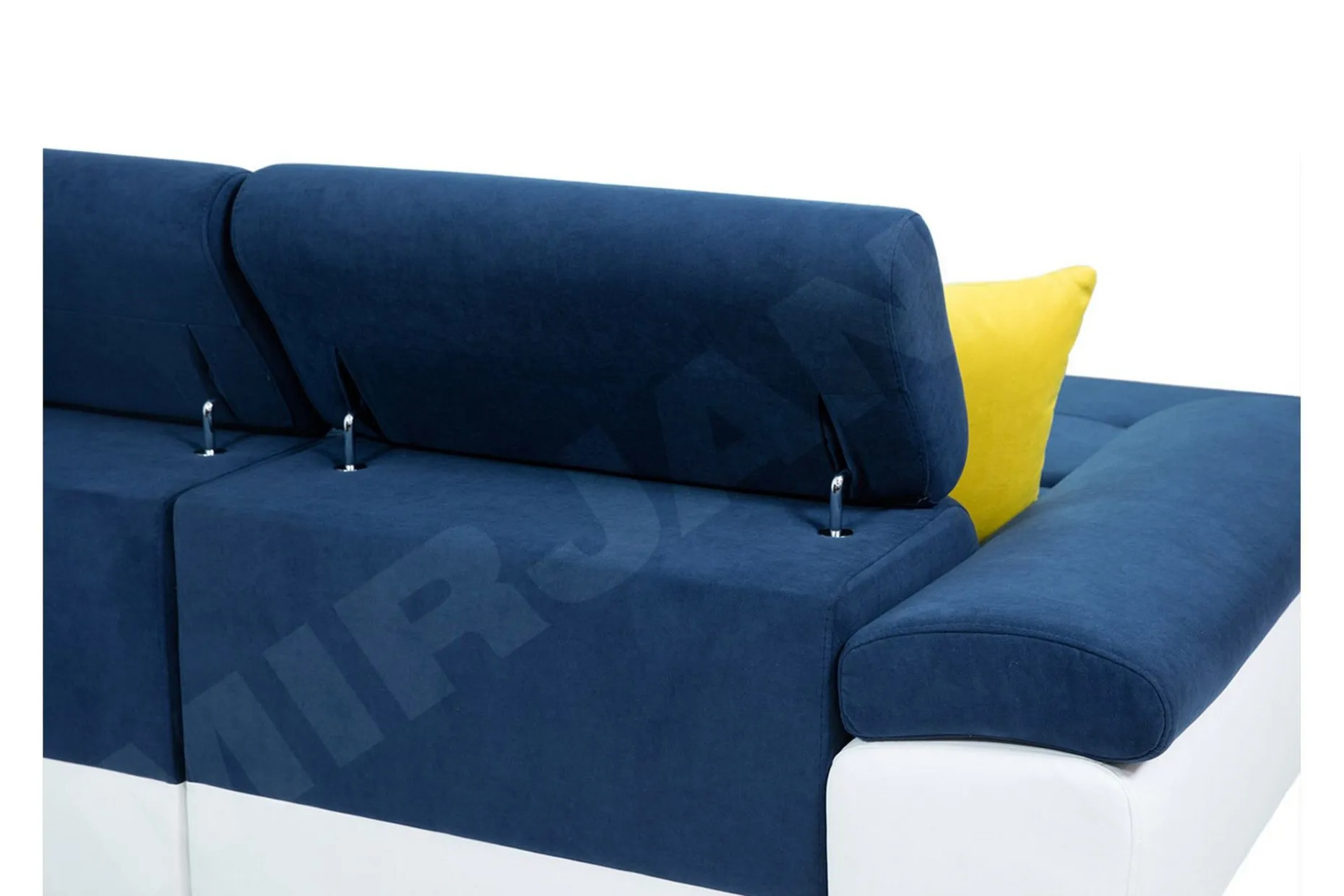 Sovesofa 4-seters U-formet 345x202 cm Venstre