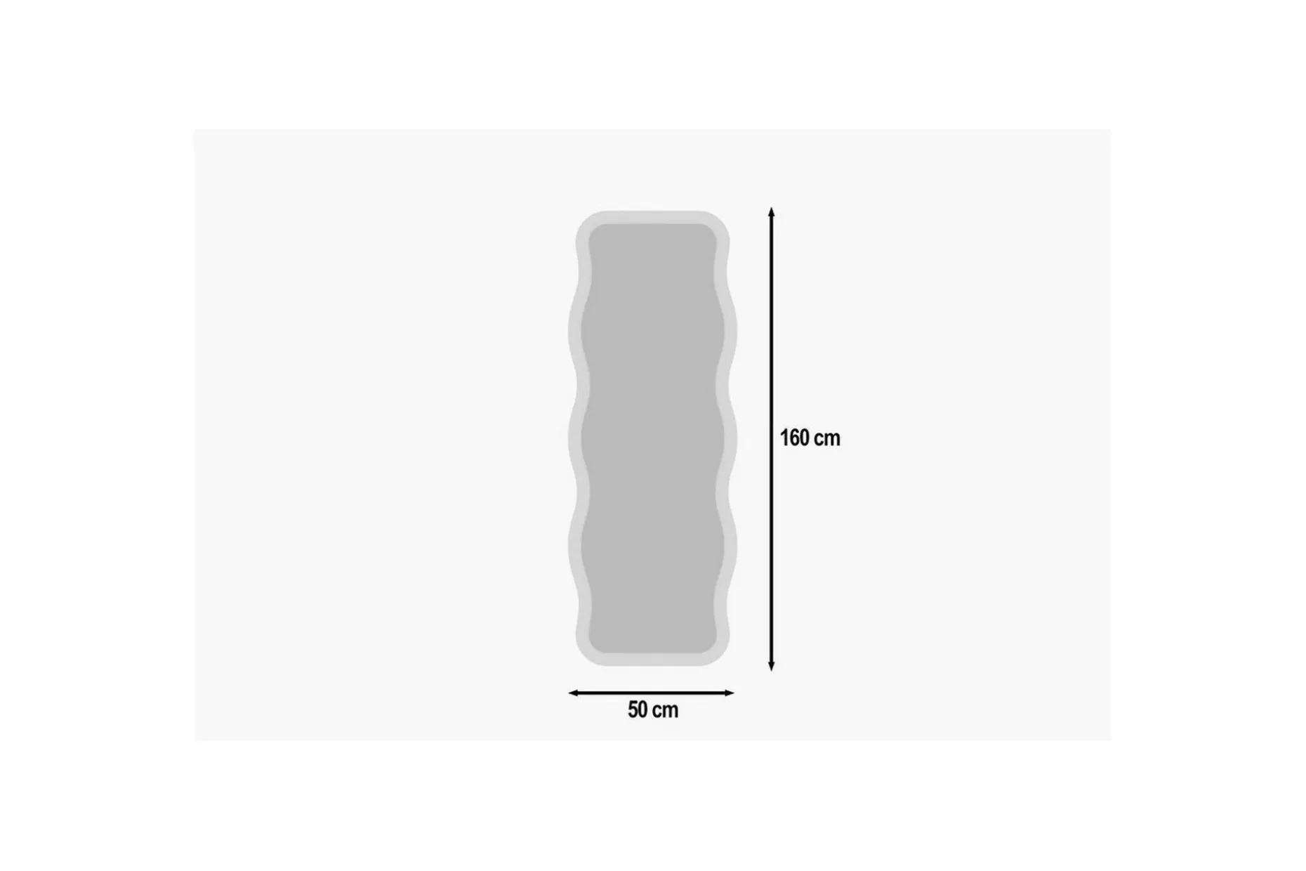 Speil Aror Hvit