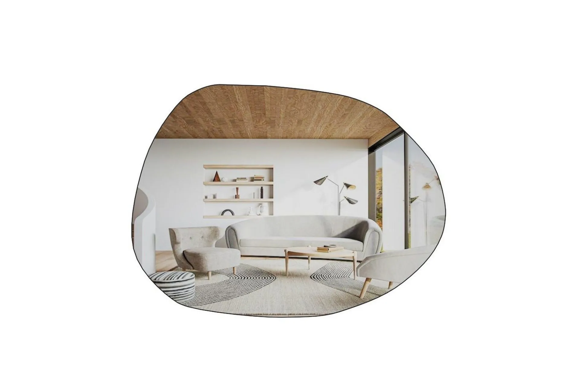 Speil Haviland Transparent