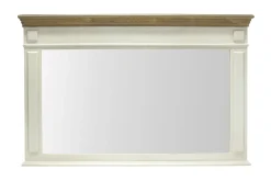 Speil SAMIRA 107x45x70cm antikk / brun