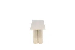 Spisebenk Olivia 40x180x45 cm Hvit