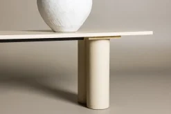 Spisebenk Olivia 40x180x45 cm Hvit