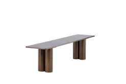 Spisebenk Olivia 40x180x45 cm Mokka