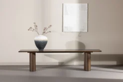 Spisebenk Olivia 40x180x45 cm Mokka