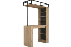 Spisebord Beloumont Valnøtt / Svart