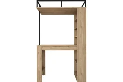 Spisebord Beloumont Valnøtt / Svart