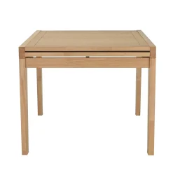 Spisebord HOME4YOU Bowen 90+90x90x76 cm Eik