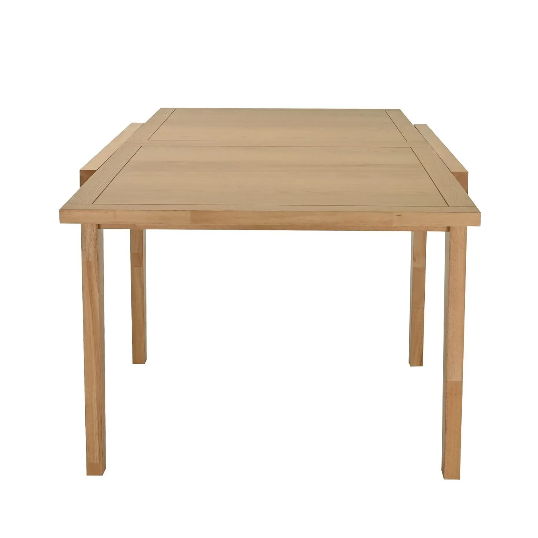 Spisebord HOME4YOU Bowen 90+90x90x76 cm Eik