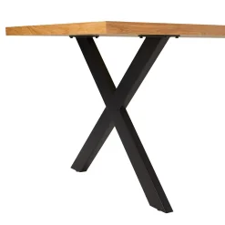 Spisebord HOME4YOU Rowan 200x90x75 cm Fiskebensmønstret eik