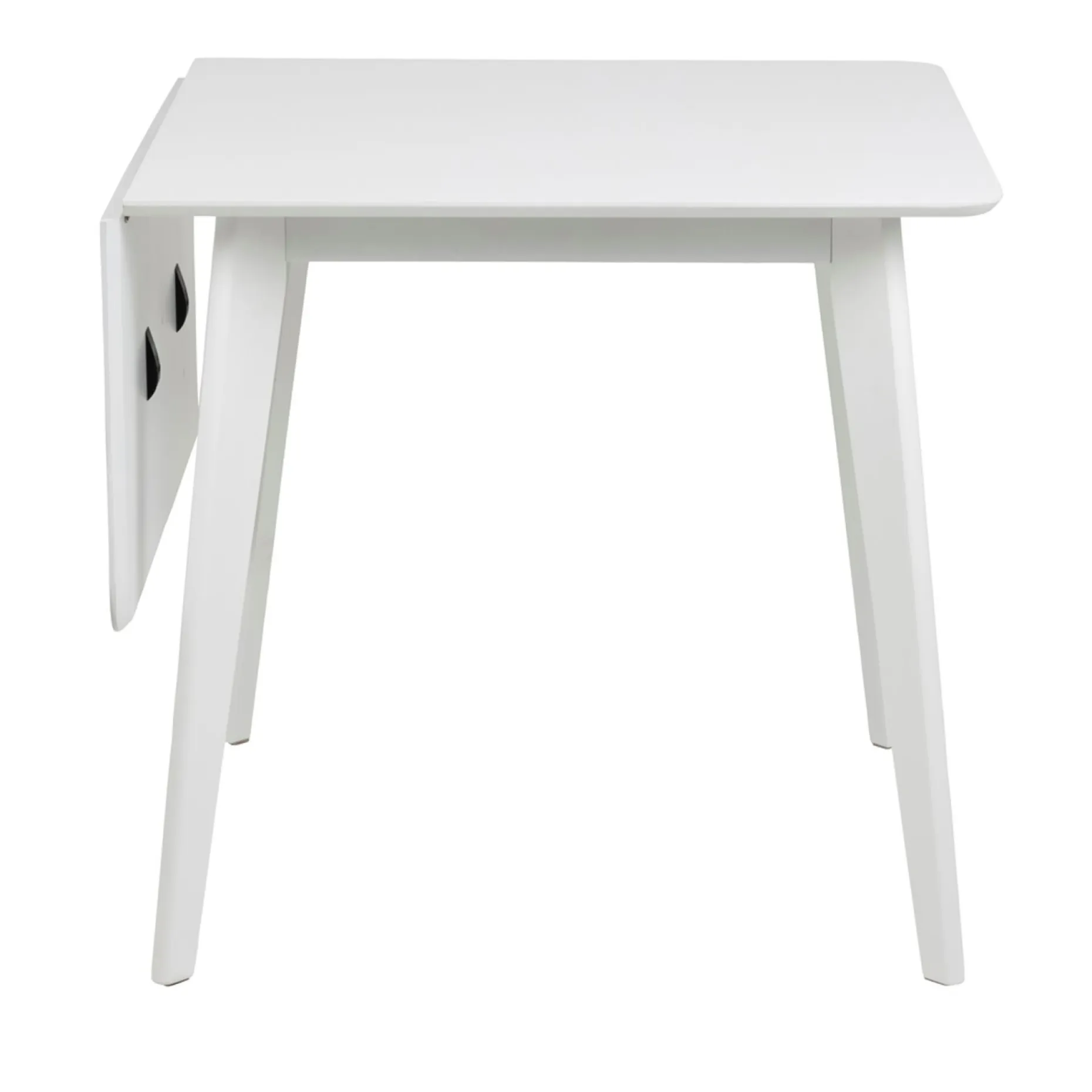 Spisebord HOME4YOU Roxby 80/120x80x76 cm Hvit