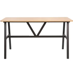Spisebord HOME4YOU Svea 140x70x76 cm Ask/Svart