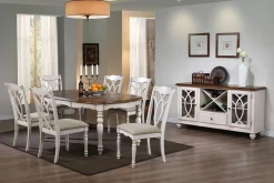 Spisebord LILY 1065x137 / 182xH76cm Forlengningsbar
