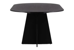 Spisebord Venture Home Bootcut spisebord 230x115x75 cm ovalt Black