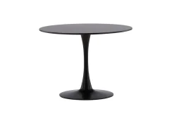 Spisebord Venture Home Glade spisebord 100x74 cm rundt Black