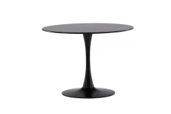 Spisebord Venture Home Glade spisebord 100x74 cm rundt Black