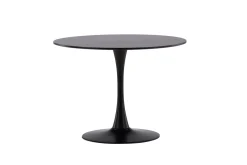 Spisebord Venture Home Glade spisebord 100x74 cm rundt Black