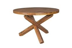 Spisebord Wohnling Rund 120 cm heltre landlig stil Rosentre