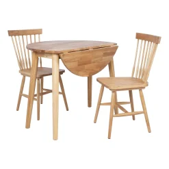 Spisegruppe HOME4YOU Birka Wit 2 stoler