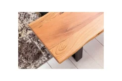 Spisestuebenk Wohnling Heltre tre kant med metallben landstil Uten ryggstøtte, 160 cm